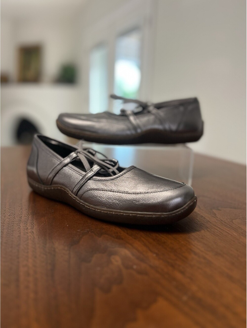 Paloma Wool No 1466/001KM Silver Metallic Leather Ballet 10